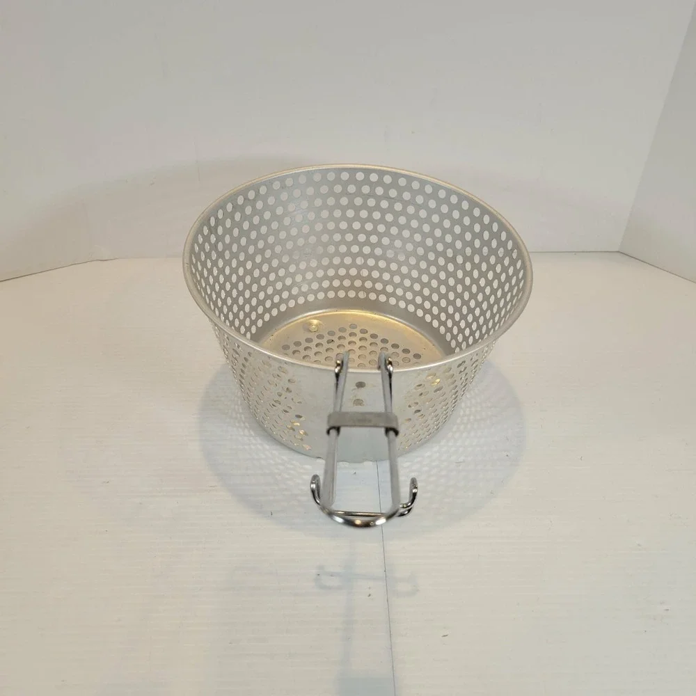 Dazey DCP-6 Chefs Pot Deep Fryer Part Basket Insert With Handle Aluminum